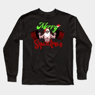 merry squatmas merry christmas Long Sleeve T-Shirt